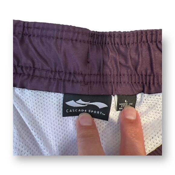 Cascade Tropical Print Swim Trunks Size Large - Picture 4 of 7